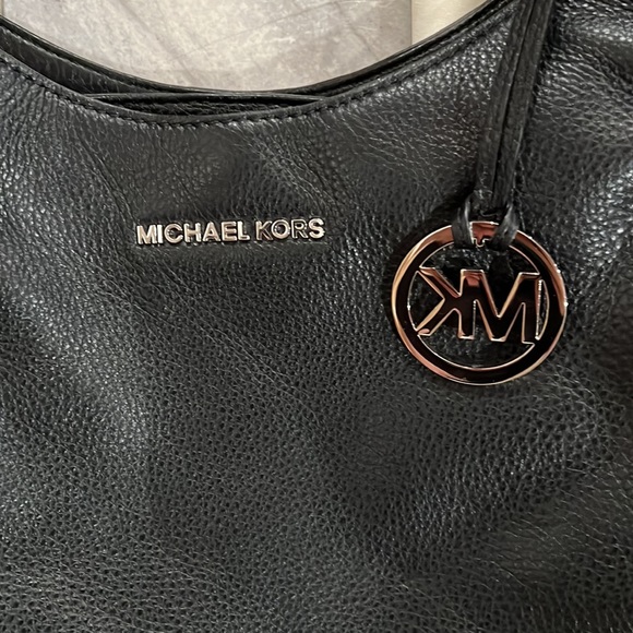 Michael Michael Kords, black leather Bedford shoulder bag nwt - Picture 2 of 4